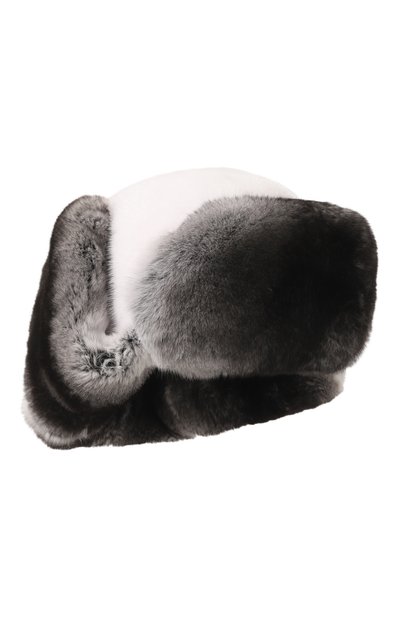 Шапка-ушанка сандра из меха норки и шиншиллы FURLAND, арт. 0139616410003600000, фото 4