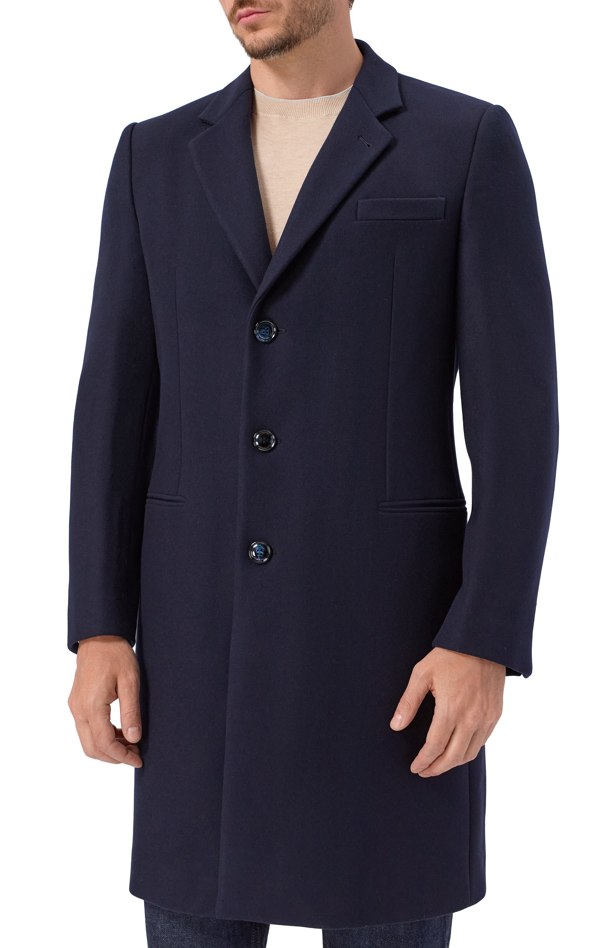 Шерстяное пальто GIORGIO ARMANI, арт. GM000643/TE16788, фото 3