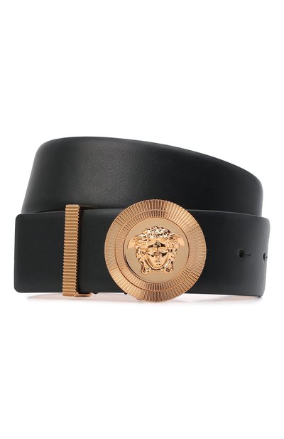 Кожаный ремень medusa biggie VERSACE, арт. 1004010/DV3T, фото 1
