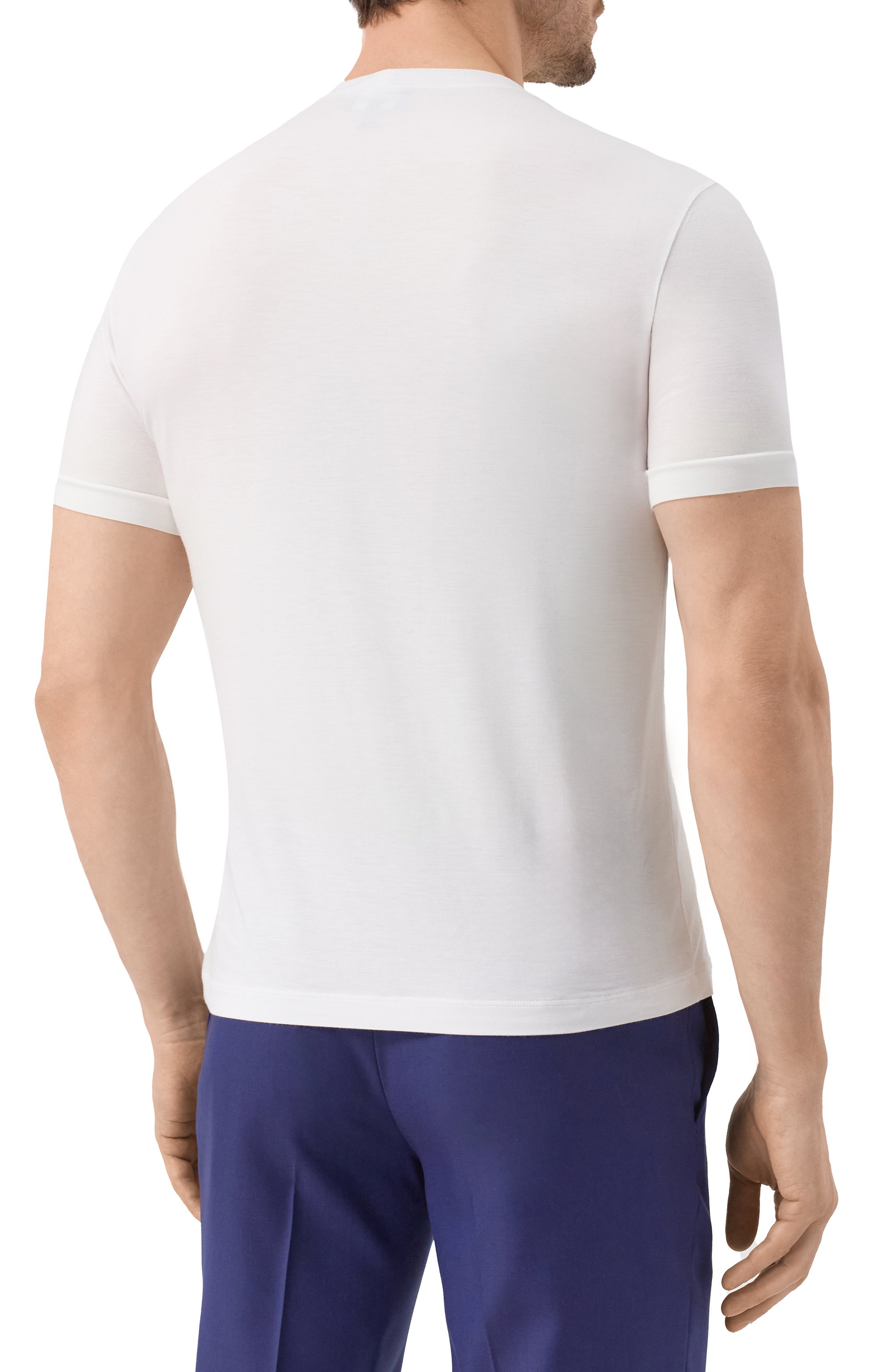 Футболка из вискозы GIORGIO ARMANI, арт. 3GST52/SJP4Z, фото 4