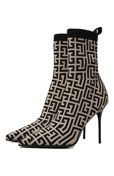 Женские текстильные ботильоны BALMAIN, арт. AN0TA680TMGK