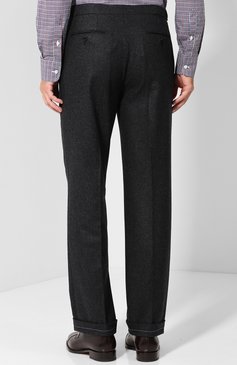 Шерстяные брюки прямого кроя BRIONI, арт. RPPU0L/07AI5/DAV0S, фото 4