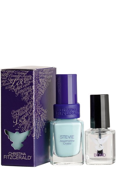 Женский лак для ногтей \лазурный берег\" stevie aquamarine crystal + bond" CHRISTINA FITZGERALD, арт. 9333381001788