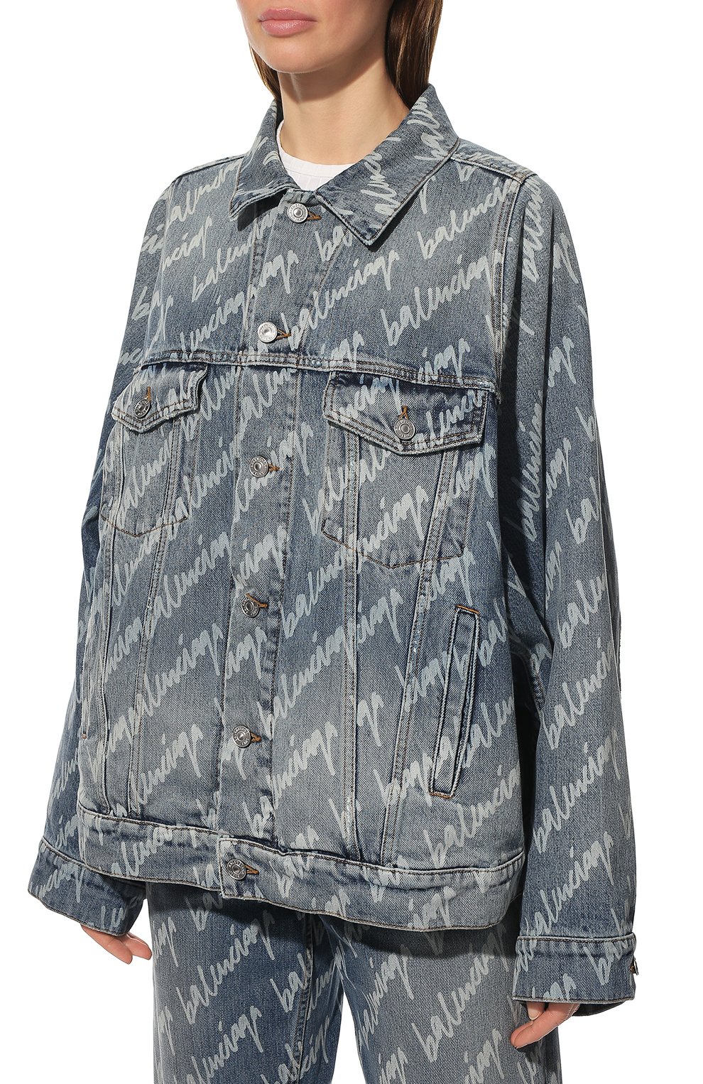 Джинсовая куртка BALENCIAGA, арт. 662853/TJW90, фото 3