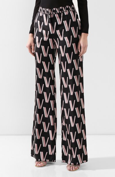 Шелковые брюки VALENTINO, арт. TB3RB3M154R, фото 3