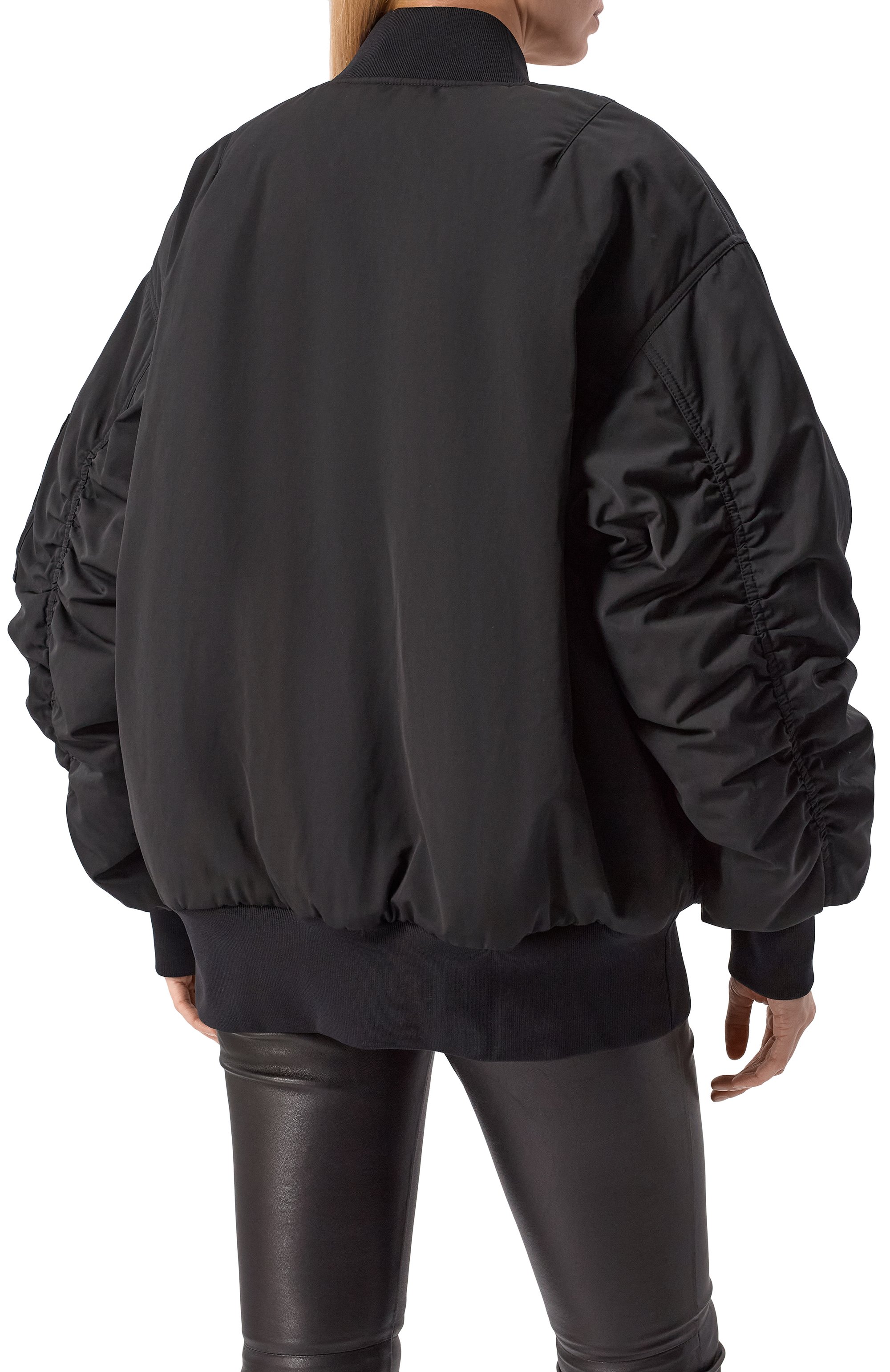 Бомбер DOLCE & GABBANA черного цвета по цене 257500 руб., арт. F9T50T/HUMV3, фото 4 Бомбер DOLCE & GABBANA, арт. F9T50T/HUMV3, фото 4