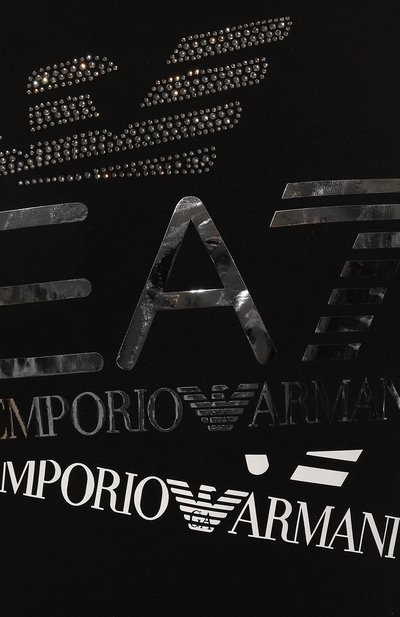 Хлопковая футболка EA7, арт. 6DTT17/TJQCZ, фото 5