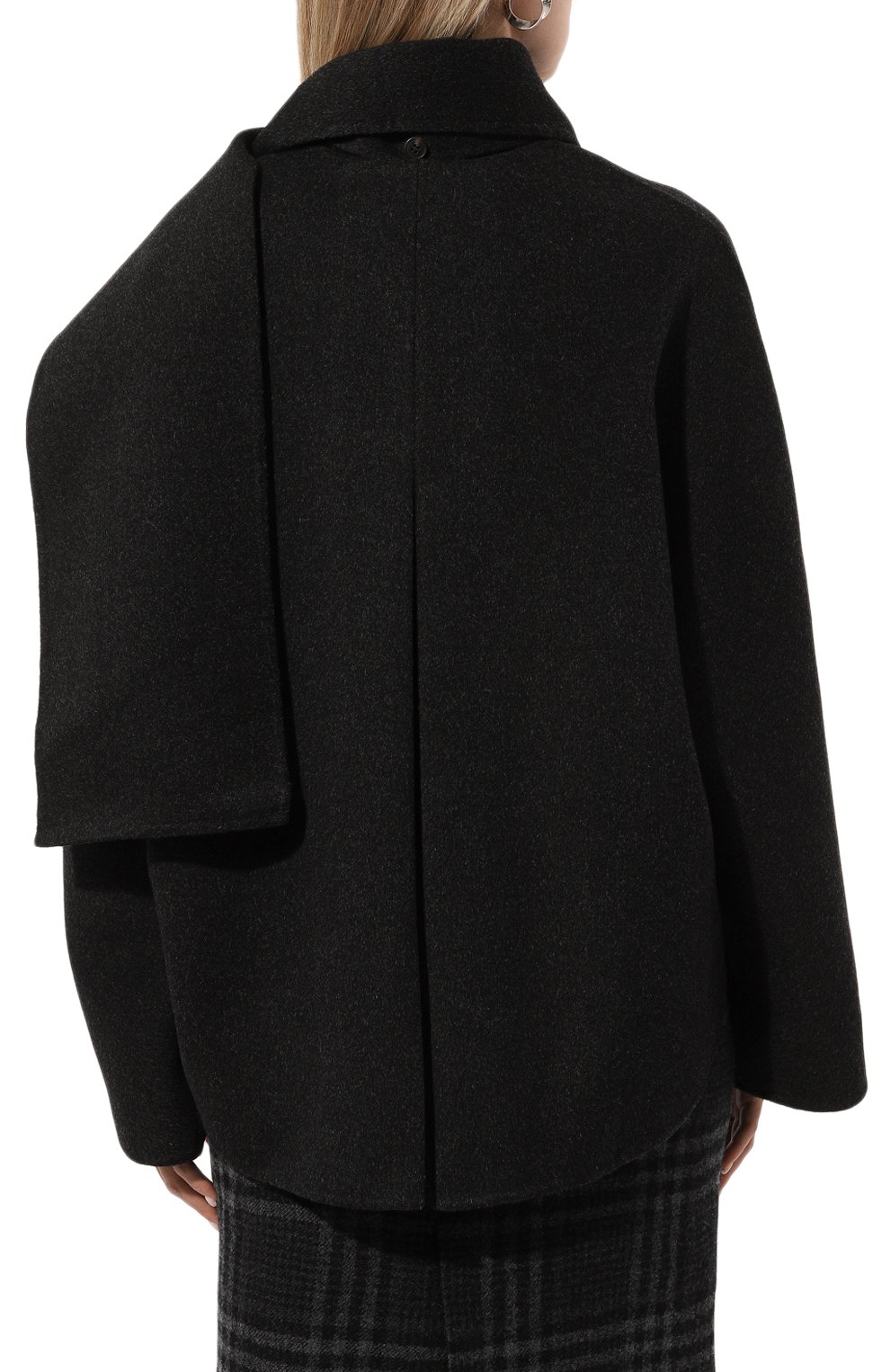 Шерстяное полупальто ERIKA CAVALLINI, арт. P4WW02, фото 4