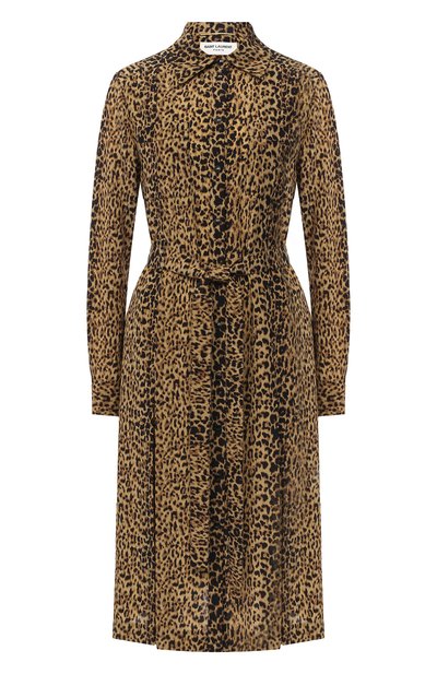 Шелковое платье SAINT LAURENT, арт. 627153/Y5B48, фото 1