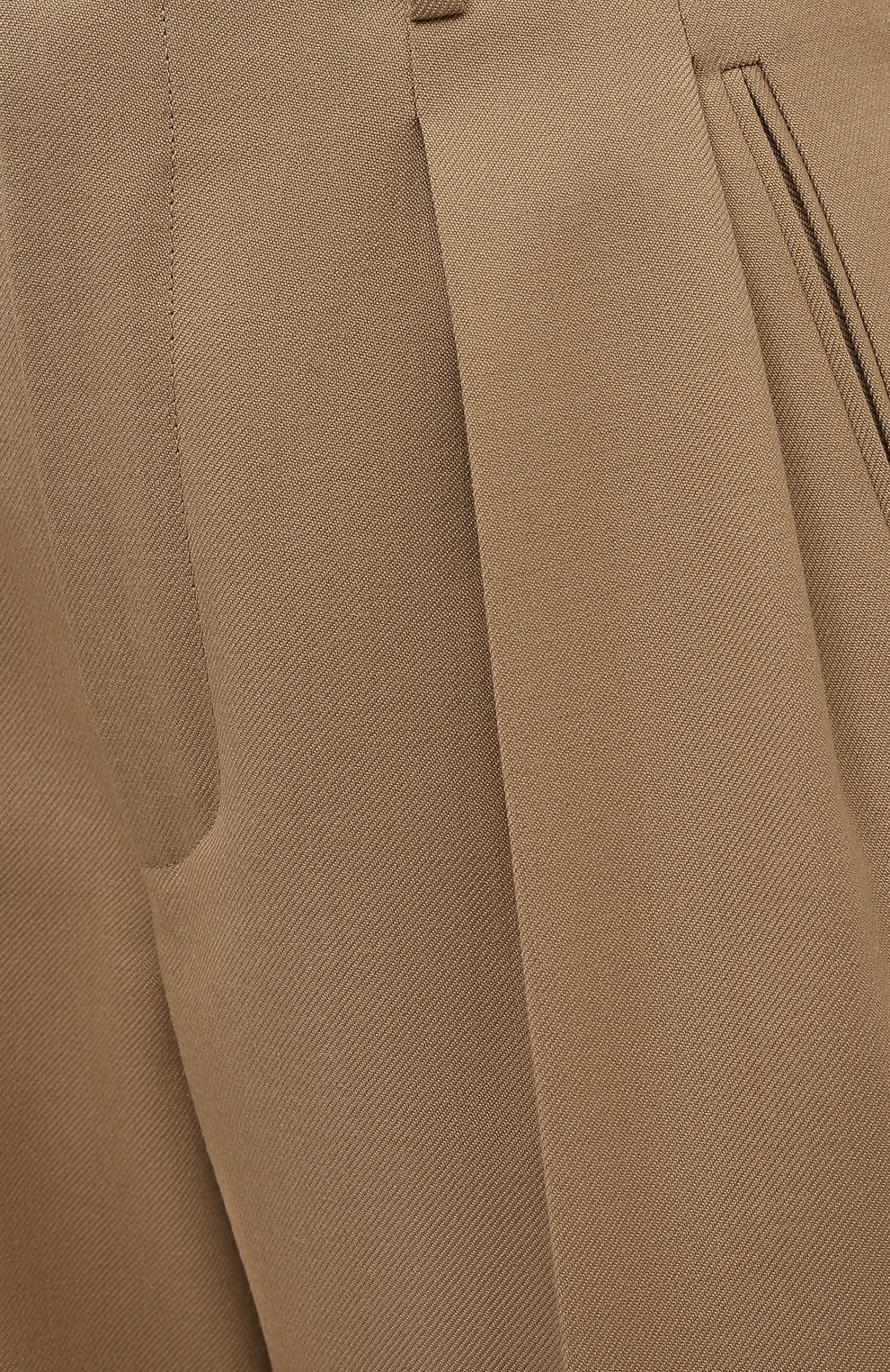 Шерстяные брюки SAINT LAURENT бежевого цвета по цене 96050 руб., арт. 627259/Y404W, фото 6 Шерстяные брюки SAINT LAURENT, арт. 627259/Y404W, фото 6