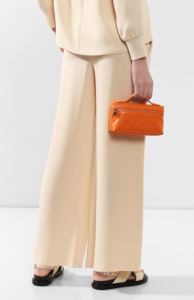 Клатч l19 LORO PIANA оранжевого цвета по цене 246500 руб., арт. FAI5532, фото 2 Клатч l19 LORO PIANA, арт. FAI5532, фото 2