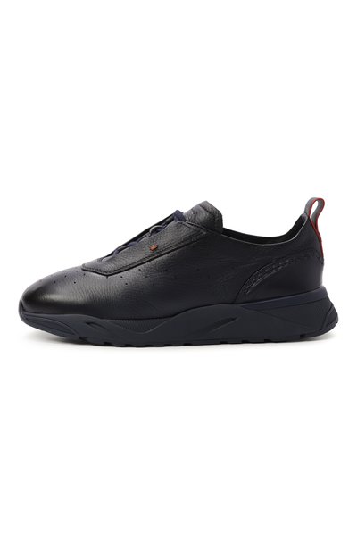 Кожаные кроссовки innova SANTONI темно-синего цвета по цене 104000 руб., арт. MBIG22073N0TPEVU, фото 3 Кожаные кроссовки innova SANTONI, арт. MBIG22073N0TPEVU, фото 3