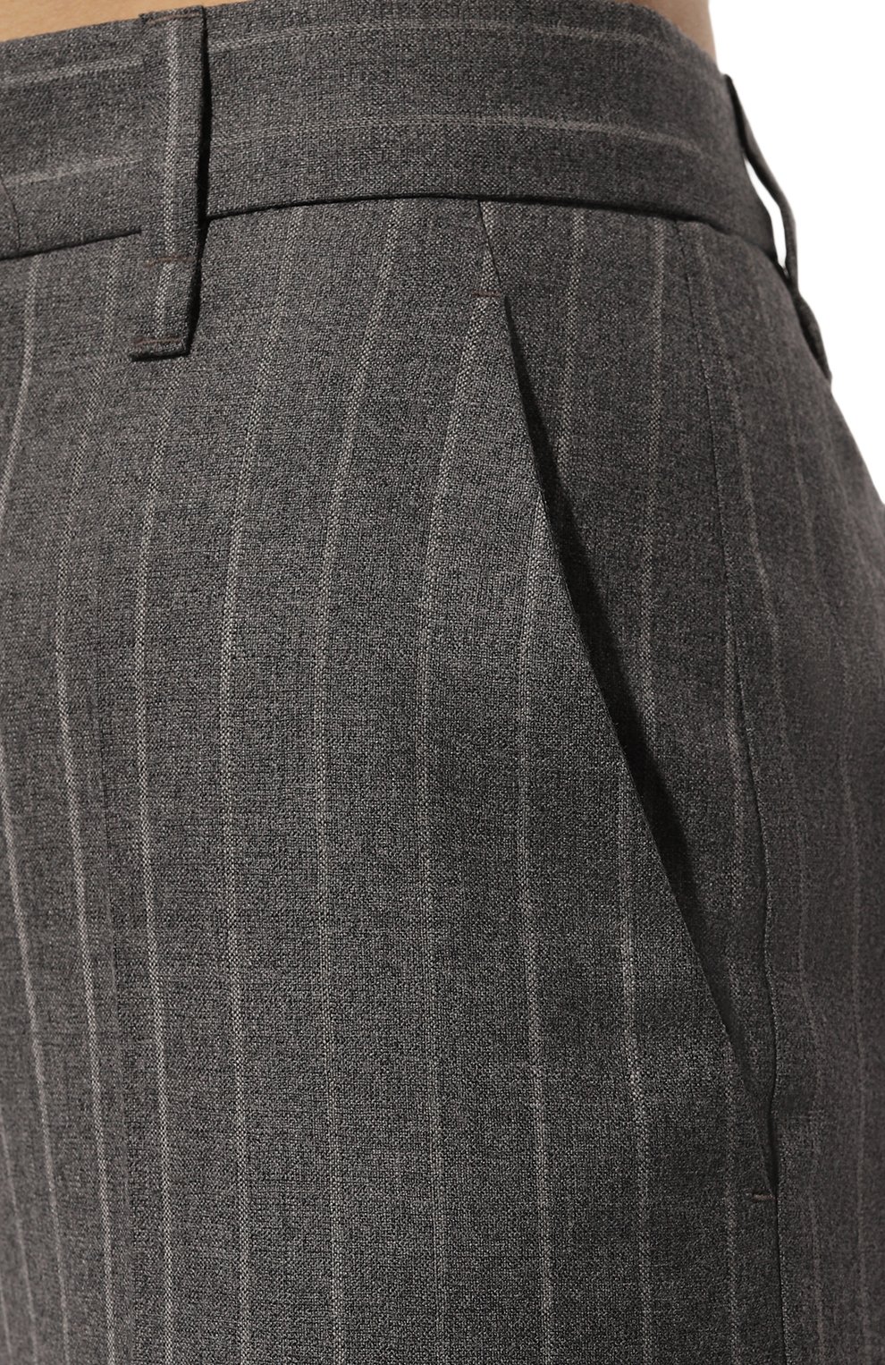 Шерстяные брюки BRUNELLO CUCINELLI, арт. MP577P8492, фото 5