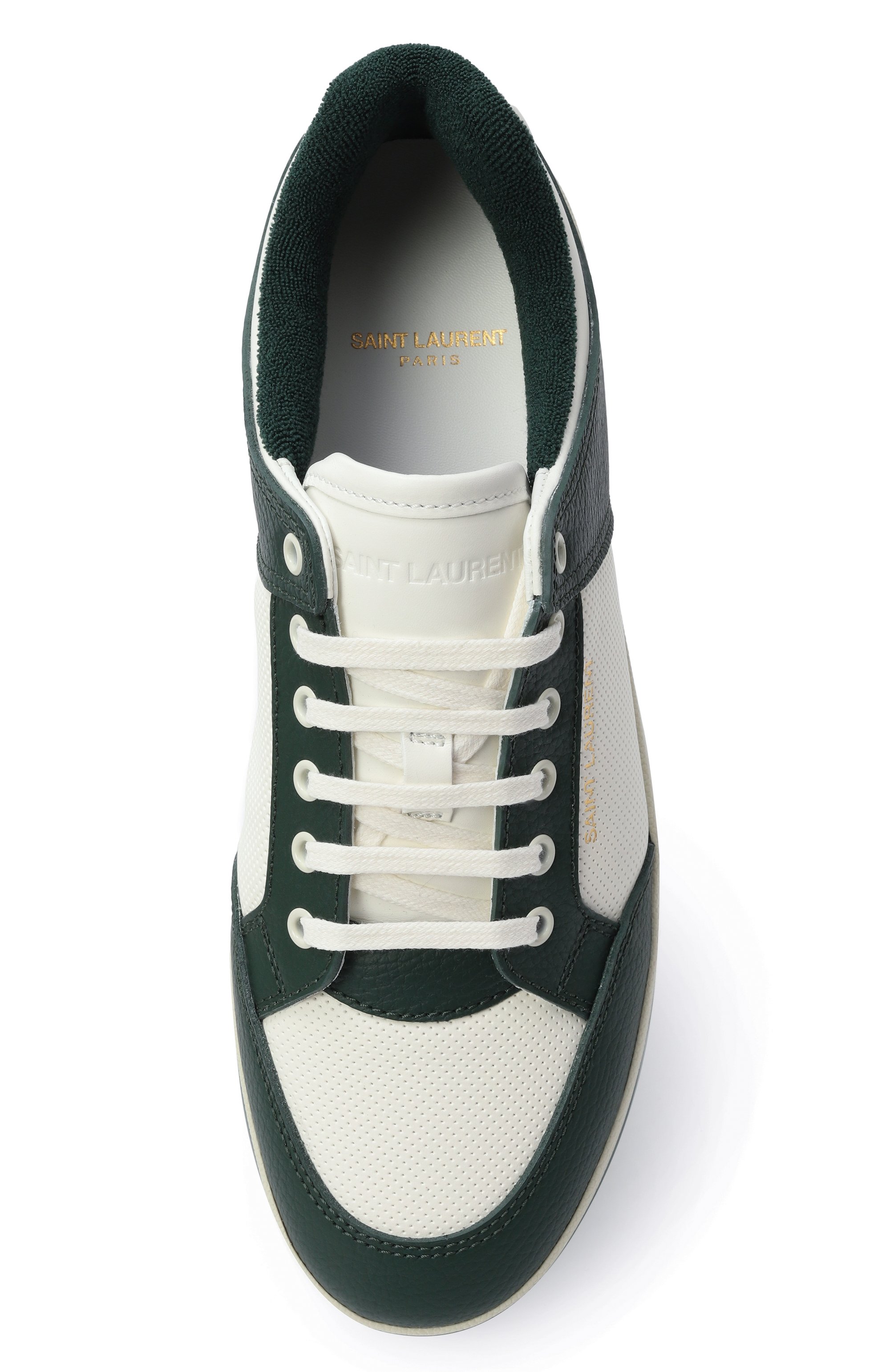 Кожаные кеды sl/61 SAINT LAURENT, арт. 713600/AAAWR, фото 6