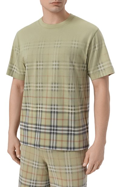 Хлопковая футболка BURBERRY, арт. 8119023, фото 3