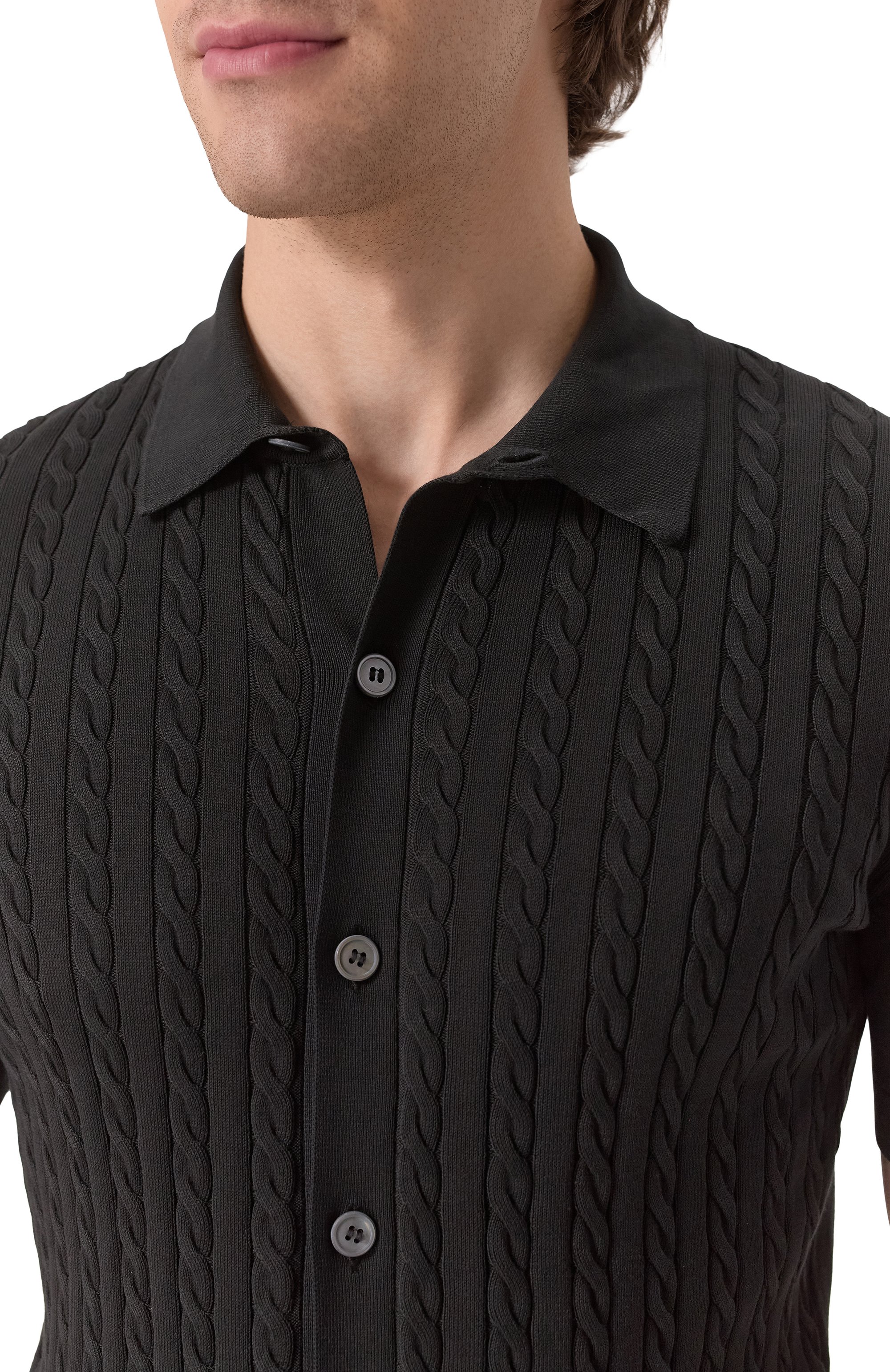 Хлопковая рубашка GRAN SASSO, арт. 57173/18167, фото 5