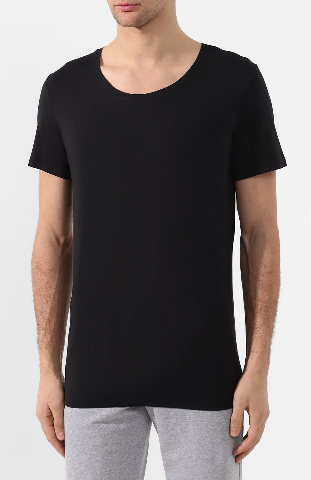 Хлопковая футболка HANRO, арт. 073088, фото 3