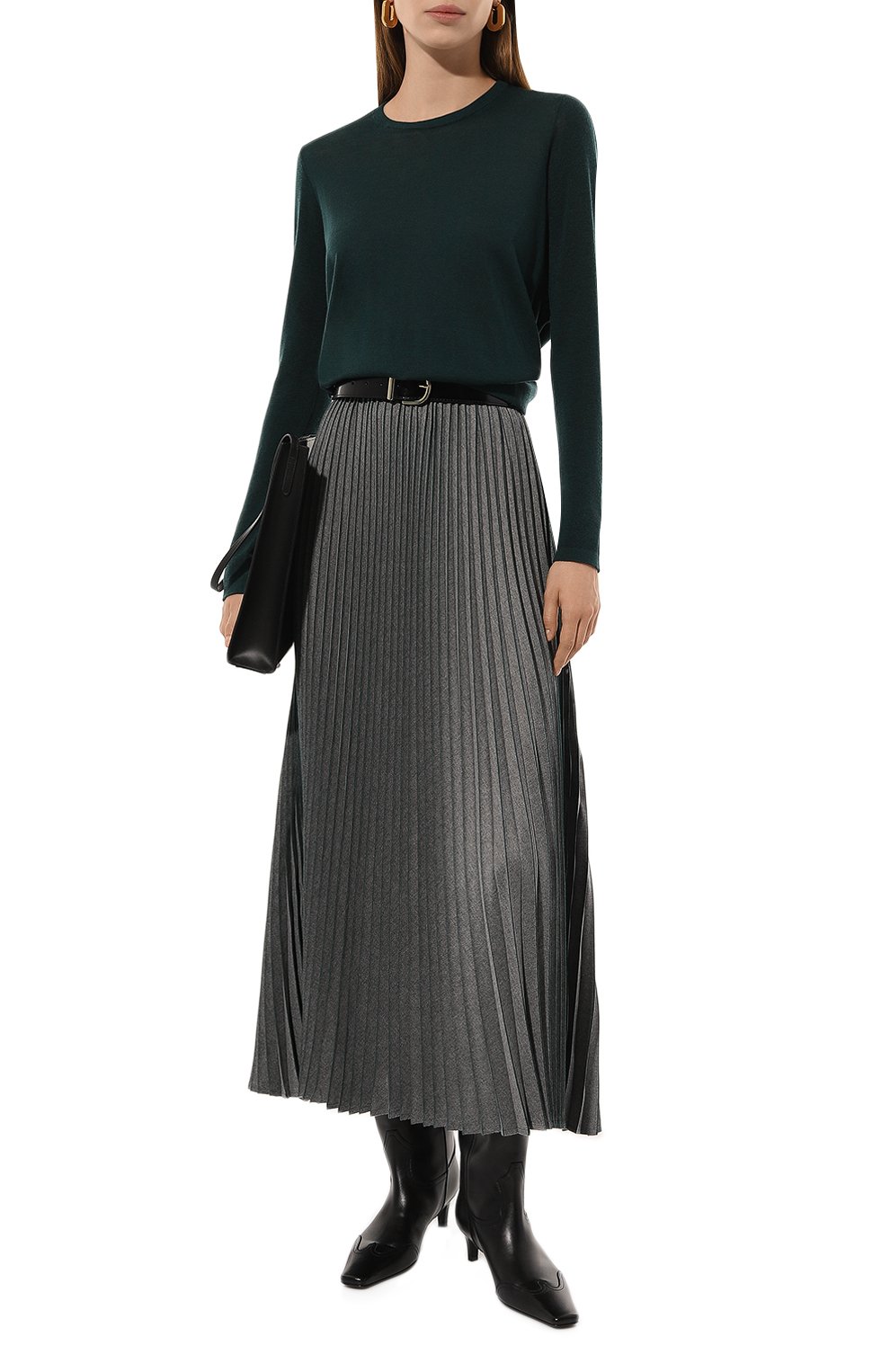 Плиссированная юбка EMPORIO ARMANI, арт. EW000111/AF10237, фото 2