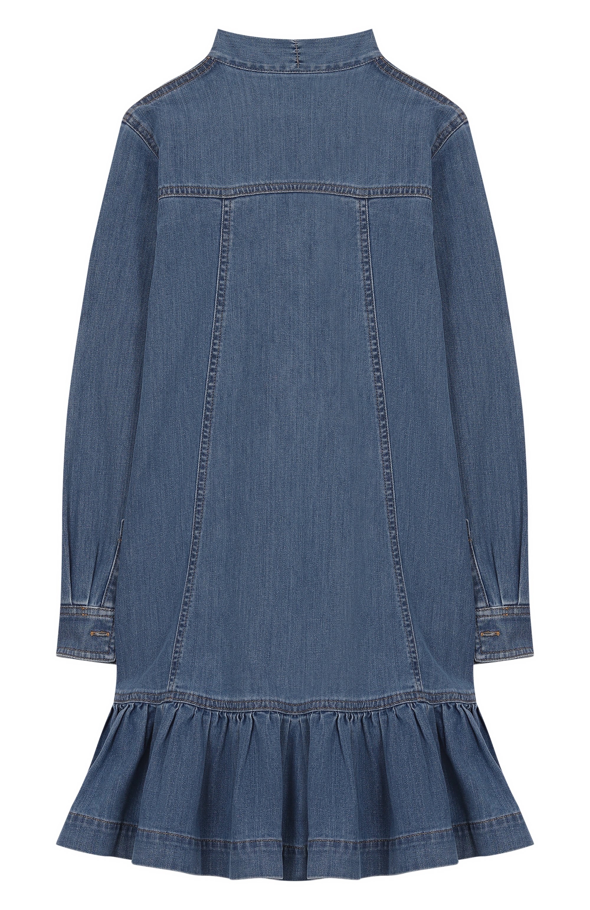 Джинсовое платье PHILOSOPHY DI LORENZO SERAFINI KIDS, арт. I9F901/6044/12-14, фото 2