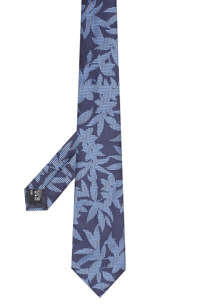 Шелковый галстук GIORGIO ARMANI синего цвета по цене 21050 руб., арт. 360054/9P936, фото 2 Шелковый галстук GIORGIO ARMANI, арт. 360054/9P936, фото 2