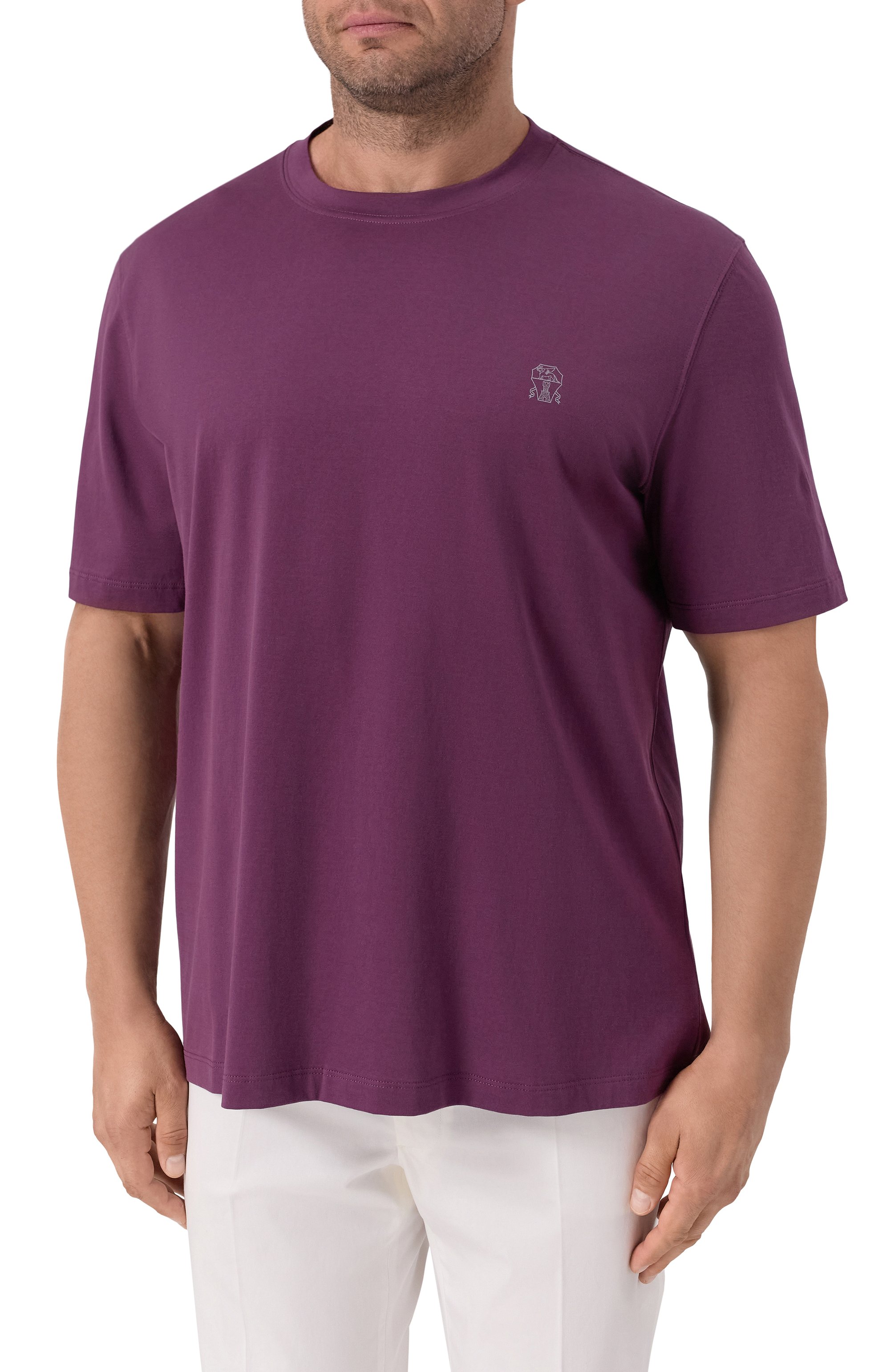 Хлопковая футболка BRUNELLO CUCINELLI, арт. M0B138440, фото 3