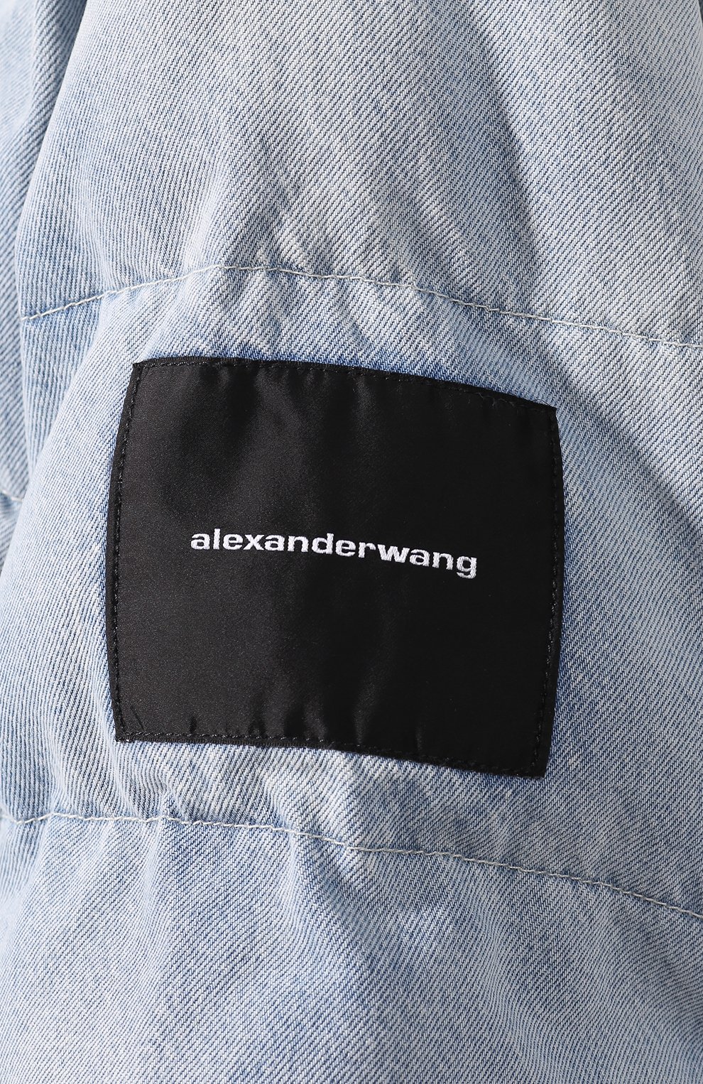 Пуховик ALEXANDER WANG голубого цвета по цене 129500 руб., арт. 4DC1202628, фото 5 Пуховик ALEXANDER WANG, арт. 4DC1202628, фото 5