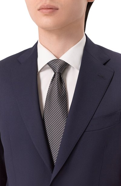 Мужской шелковый галстук BRIONI, арт. 062I00/PD470