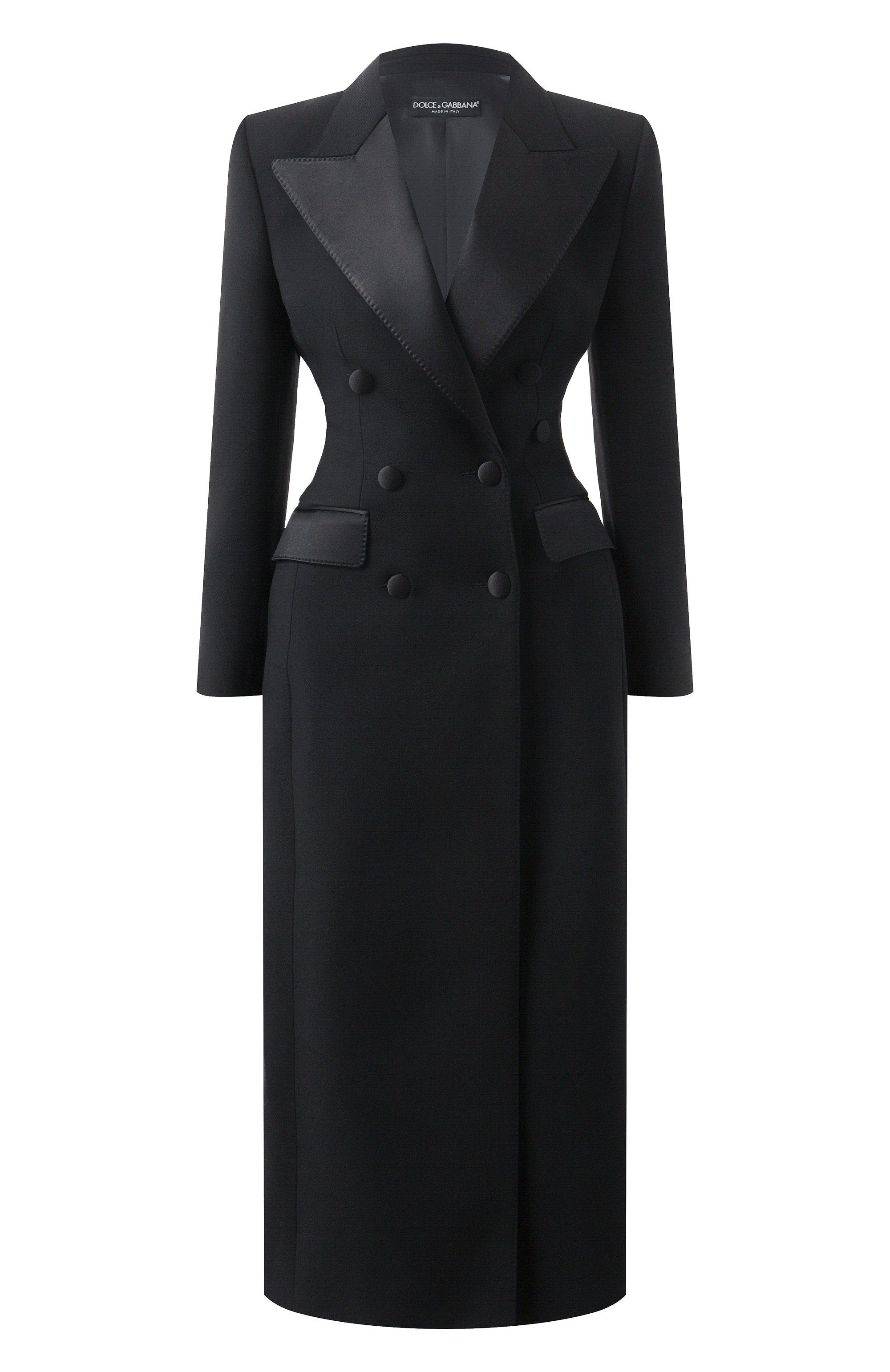 Пальто из шерсти и шелк�а DOLCE & GABBANA, арт. F0W2FT/FU272, фото 1