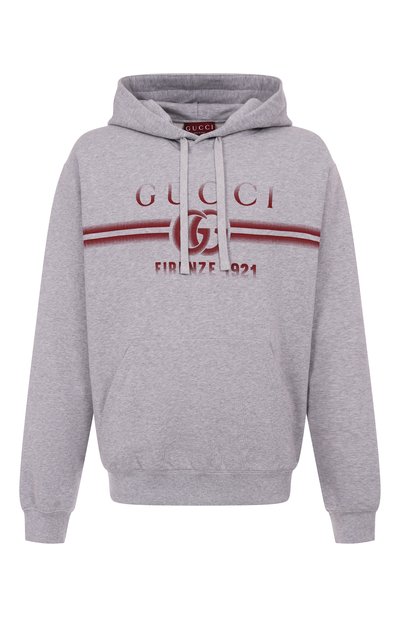 Мужской хлопковое худи GUCCI, арт. 788771/XJGKP