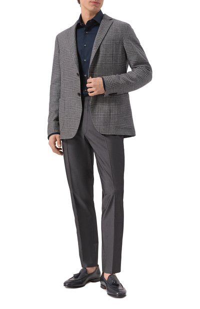 Пиджак из шелка и шерсти ZEGNA, арт. 1DNMG0/916703A9, фото 3