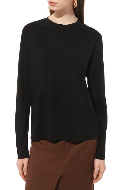 Хлопковый лонгслив JIL SANDER, арт. J01GC0001/J45051, фото 3