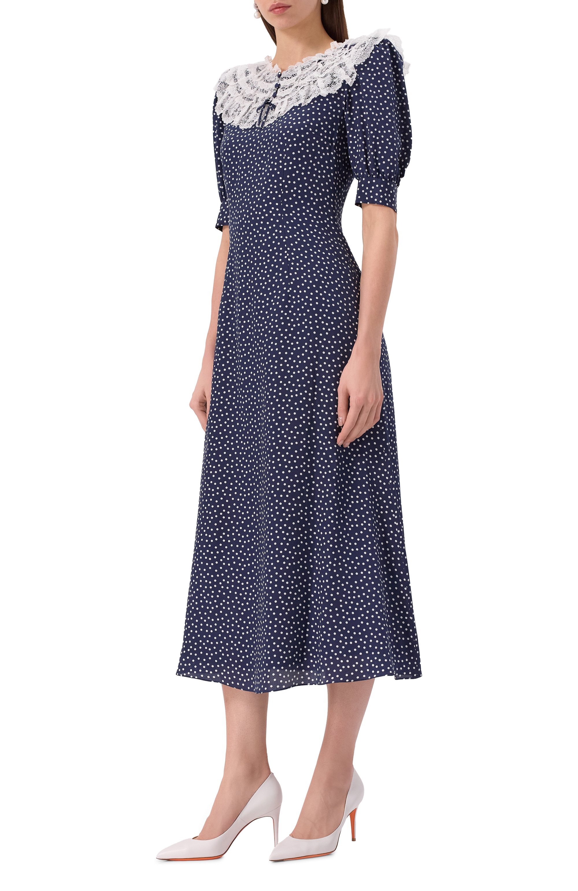 Шелковое платье ALESSANDRA RICH, арт. FABX4025-F4510, фото 2