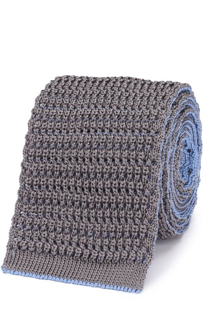 Мужской шелковый вязаный галстук BRIONI, арт. 090B/P645W