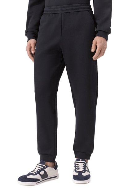 Джоггеры GIORGIO ARMANI темно-синего цвета по цене 87550 руб., арт. GM001531/TE10668, фото 3 Джоггеры GIORGIO ARMANI, арт. GM001531/TE10668, фото 3