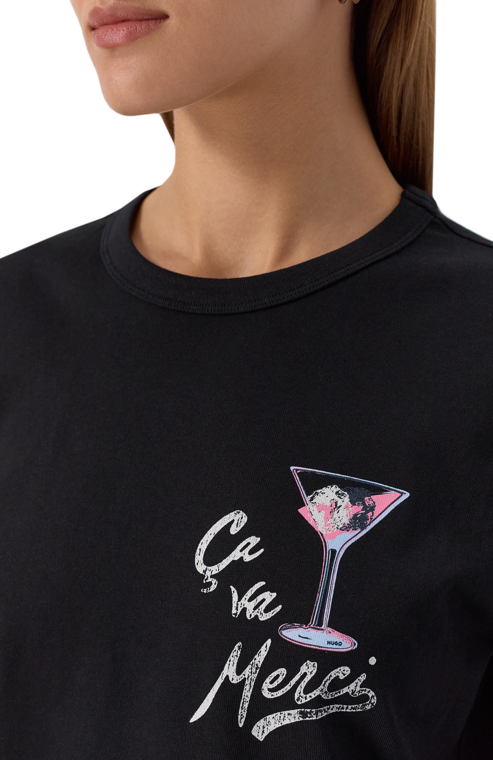 Хлопковая футболка HUGO, арт. 50544897, фото 5