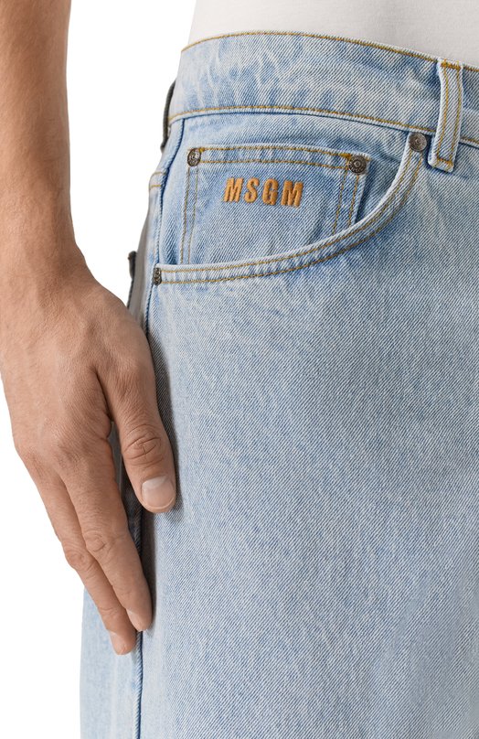 Джинсы MSGM 3940MP236L/257592 Голубой  3940MP236L/257592 Фото 5