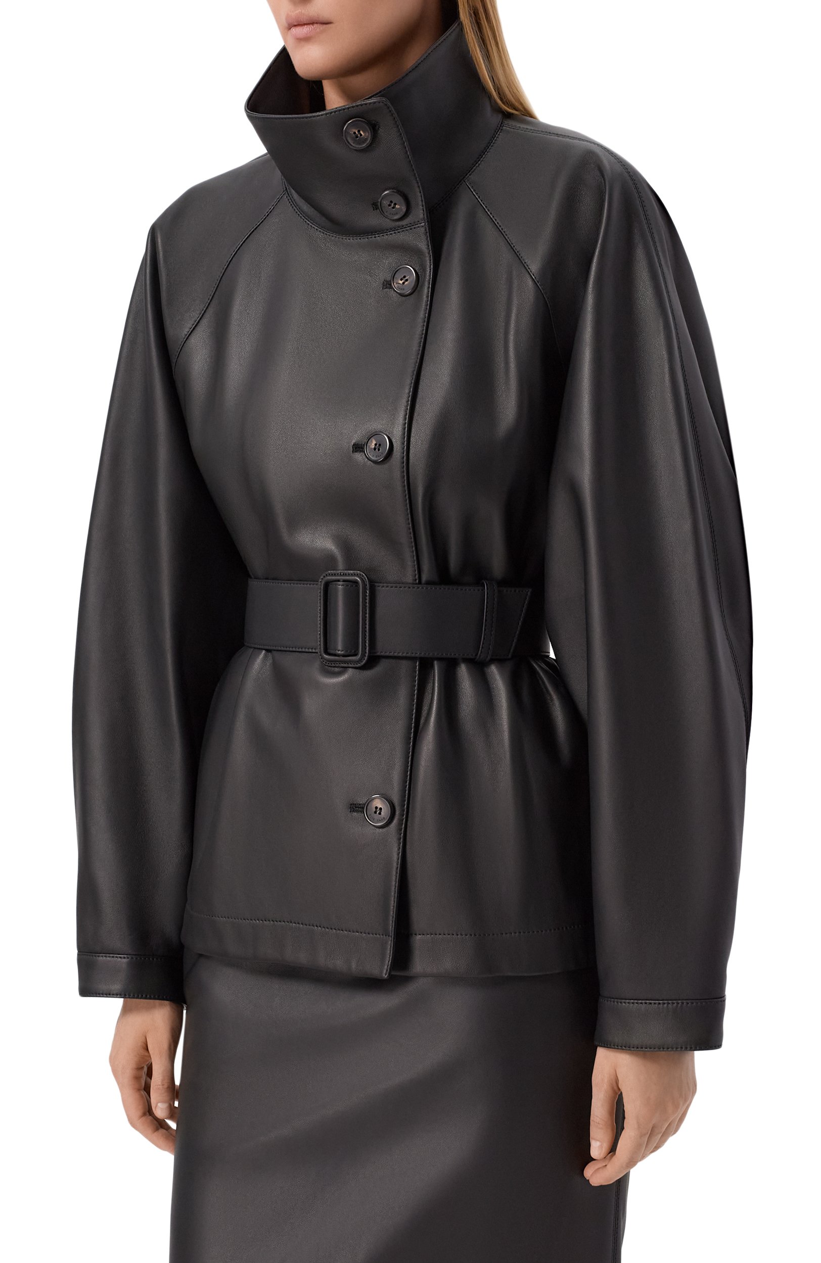 Кожаная куртка ELIE SAAB, арт. J0256NP26/L0006, фото 3