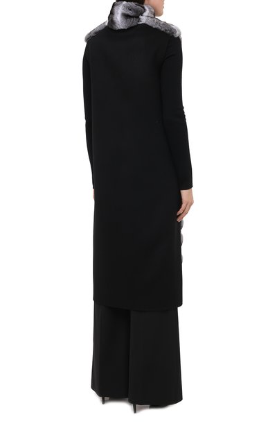 Жилет из меха шиншиллы MANZONI24, арт. 20M966-CHDB1/38-46, фото 4