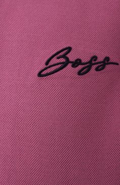 Мужское хлопковое поло BOSS розового цвета, арт. 50531402 | Фото 6 (Драгоценные камни: Проставлено; Материал сплава: Проставлено; Длина (для топов): Стандартные; Рукава: Короткие; Стили: Кэжуэл; Застежка: Пуговицы; Принт: Без принта; Материал внешний: Хлопок; Кросс-КТ: Джерси; Мужское Кросс-КТ: Футболка-одежда)