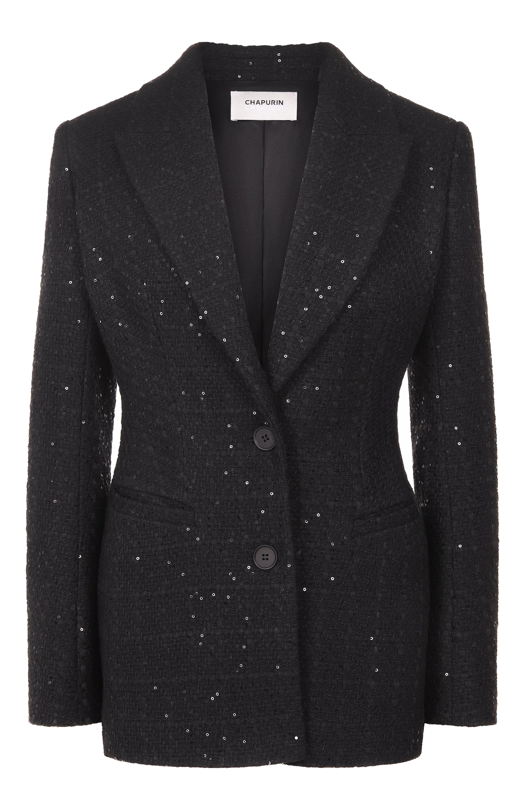 Твидовый жакет с отделкой пайетками CHAPURIN, арт. JT/20742/29246-М, фото 1