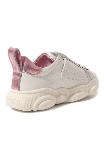 Кожаные кроссовки MOSCHINO, арт. 74364, фото 3