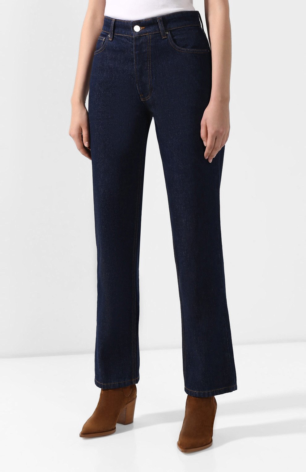 Джинсы VICTORIA, VICTORIA BECKHAM черного цвета по цене 24850 руб., арт. VB410 AW19P 514, фото 3 Джинсы VICTORIA, VICTORIA BECKHAM, арт. VB410 AW19P 514, фото 3