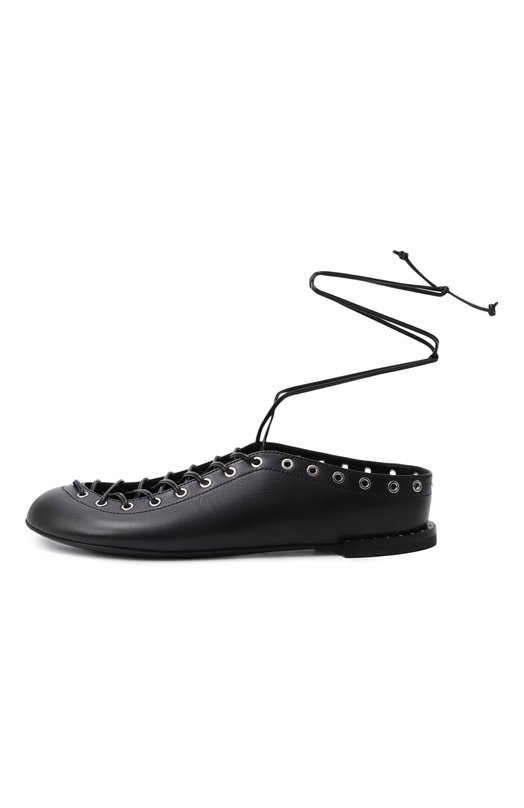 Кожаные балетки Premiata M7349/DIAM0ND Чёрный  M7349/DIAM0ND Фото 4