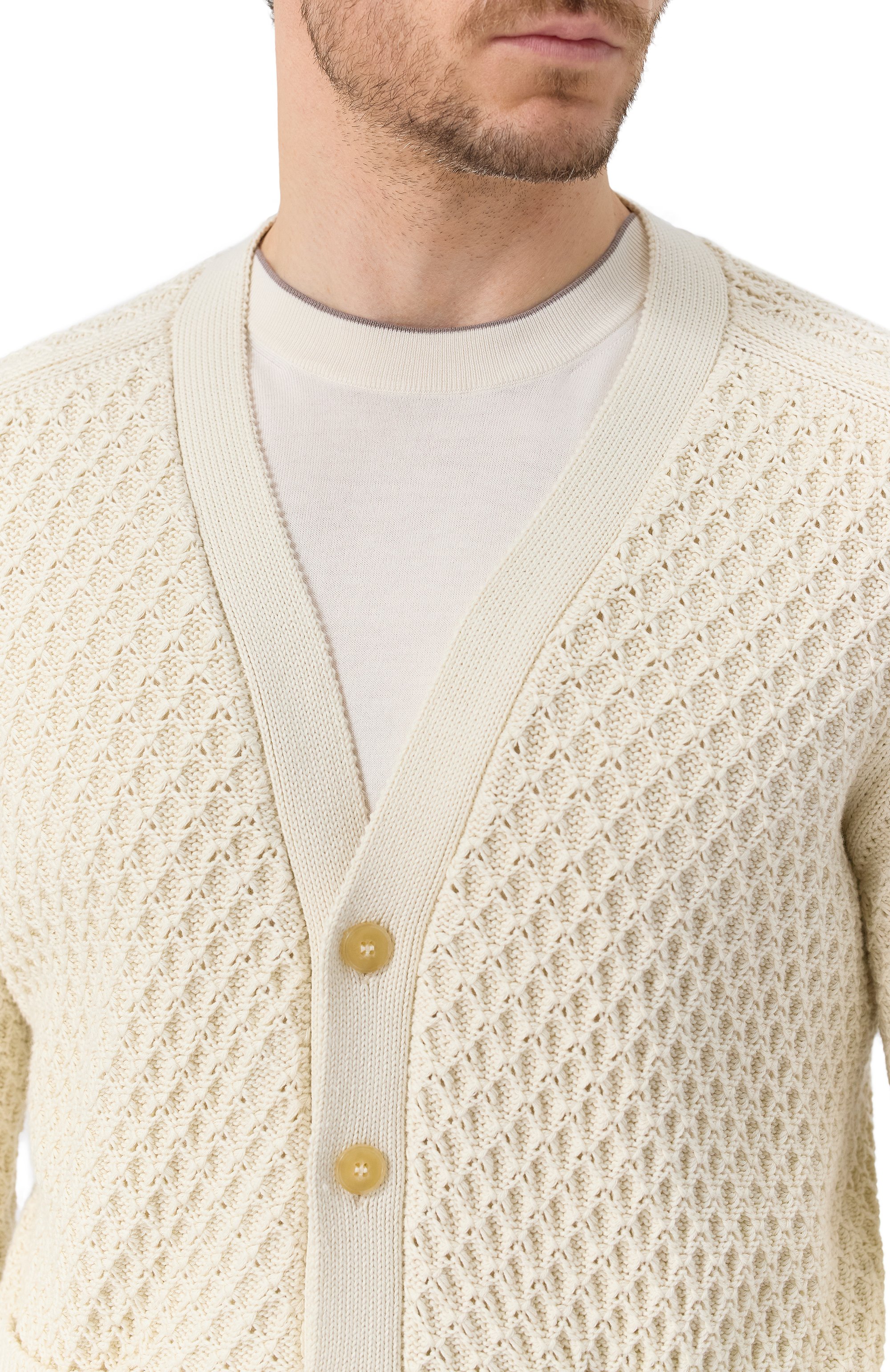 Хлопковый кардиган CANALI, арт. C1093/MK02273, фото 5