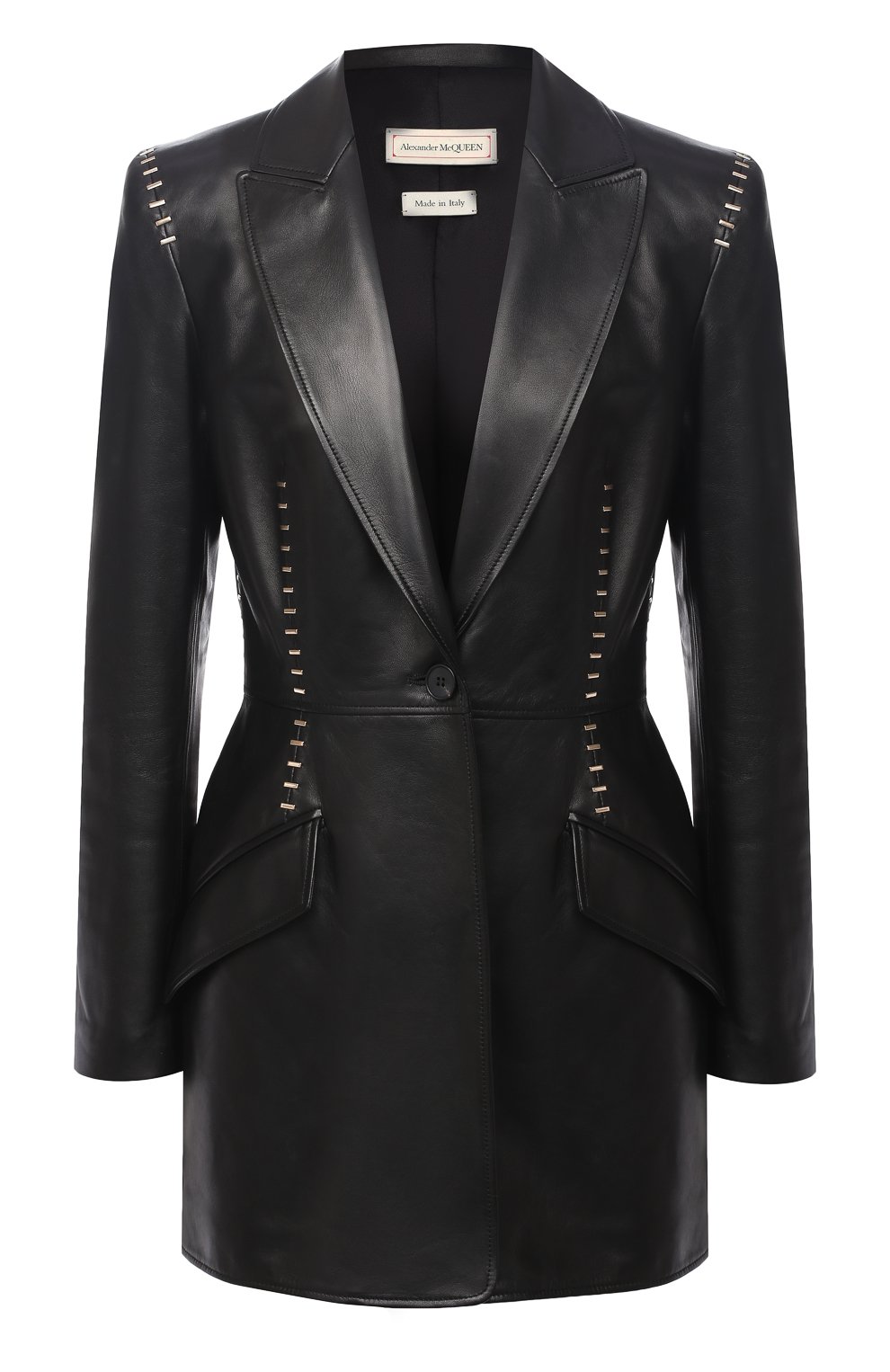 Кожаный жакет ALEXANDER MCQUEEN, арт. 633542/Q5AD9, фото 1