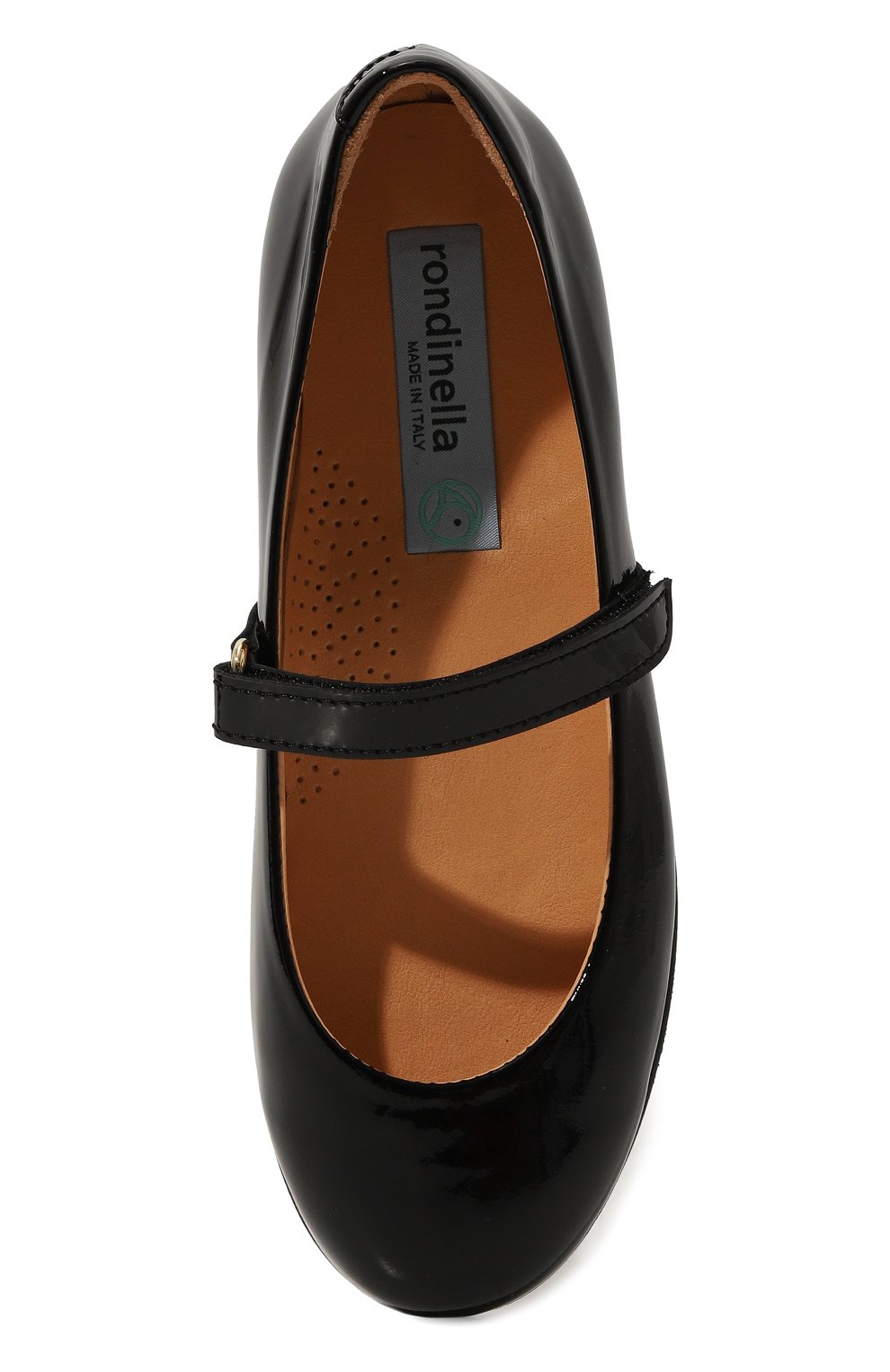 Кожаные балетки RONDINELLA черного цвета по цене 19950 руб., арт. 11744-2G/31-33, фото 4 Кожаные балетки RONDINELLA, арт. 11744-2G/31-33, фото 4