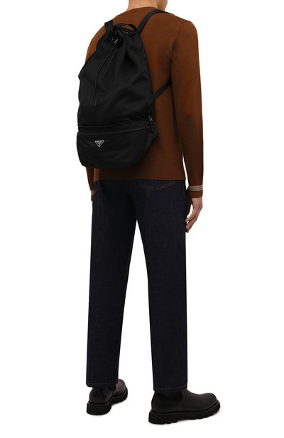 Поясная сумка PRADA черного цвета по цене 160000 руб., арт. 2VL038-2DMG-F0002-OOO, фото 5 Поясная сумка PRADA, арт. 2VL038-2DMG-F0002-OOO, фото 5