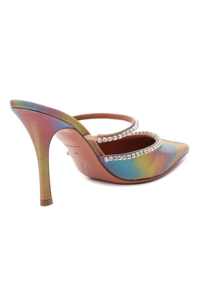 Текстильные мюли gilda AMINA MUADDI разноцветного цвета по цене 111500 руб., арт. GILDAMULESP/LED/MULTIC0L0R, фото 4 Текстильные мюли gilda AMINA MUADDI, арт. GILDAMULESP/LED/MULTIC0L0R, фото 4