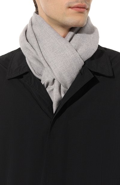 Шарф из шерсти и кашемира BRUNELLO CUCINELLI, арт. MSC6650R, фото 3