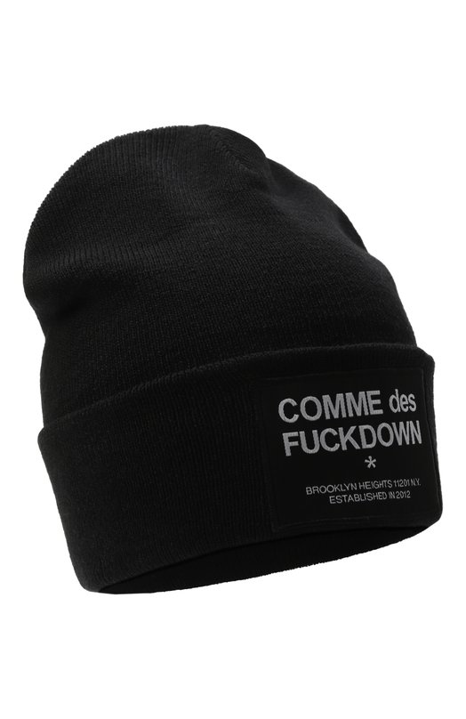 Шапка Comme des Fuckdown CFACX00240 Чёрный CFACX00240